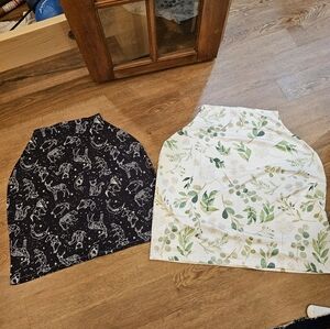 2 nursing/ car seat covers. EUC